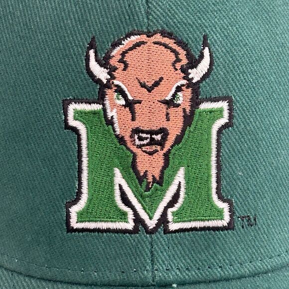 Signatures Cap Hat Unisex Green Marshall University Thundering Herd Licensed - Picture 3 of 12